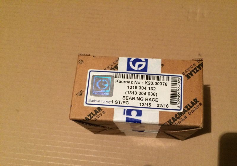 ВТУЛКА ПОДШИПНИКА ШЕСТЕРНИ ЗАДНЕЙ ПЕРЕДАЧИ ВТОРИЧНОГО ВАЛА (Kacmazlar)